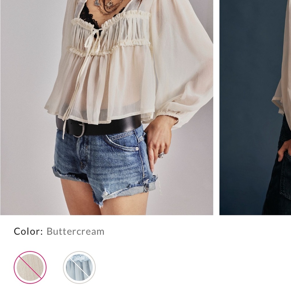 Free People Waverly Blouse NWT